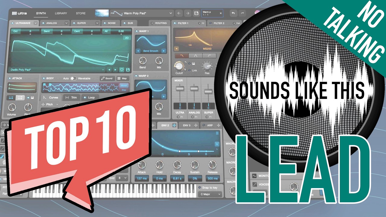 The 10 BEST Ultra Synth LEAD Sounds (No Talking)