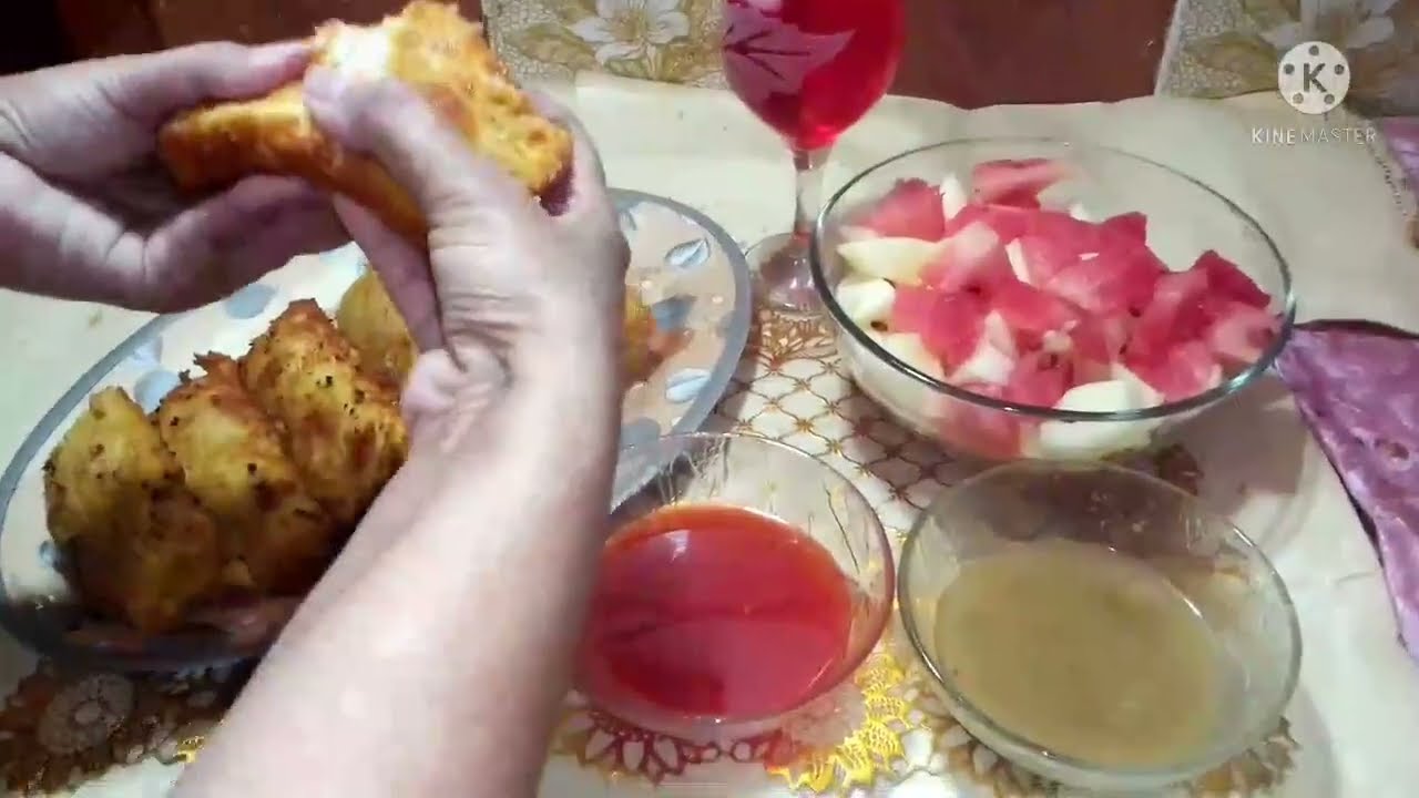 How to make KFC style new trend bread chicken samosa