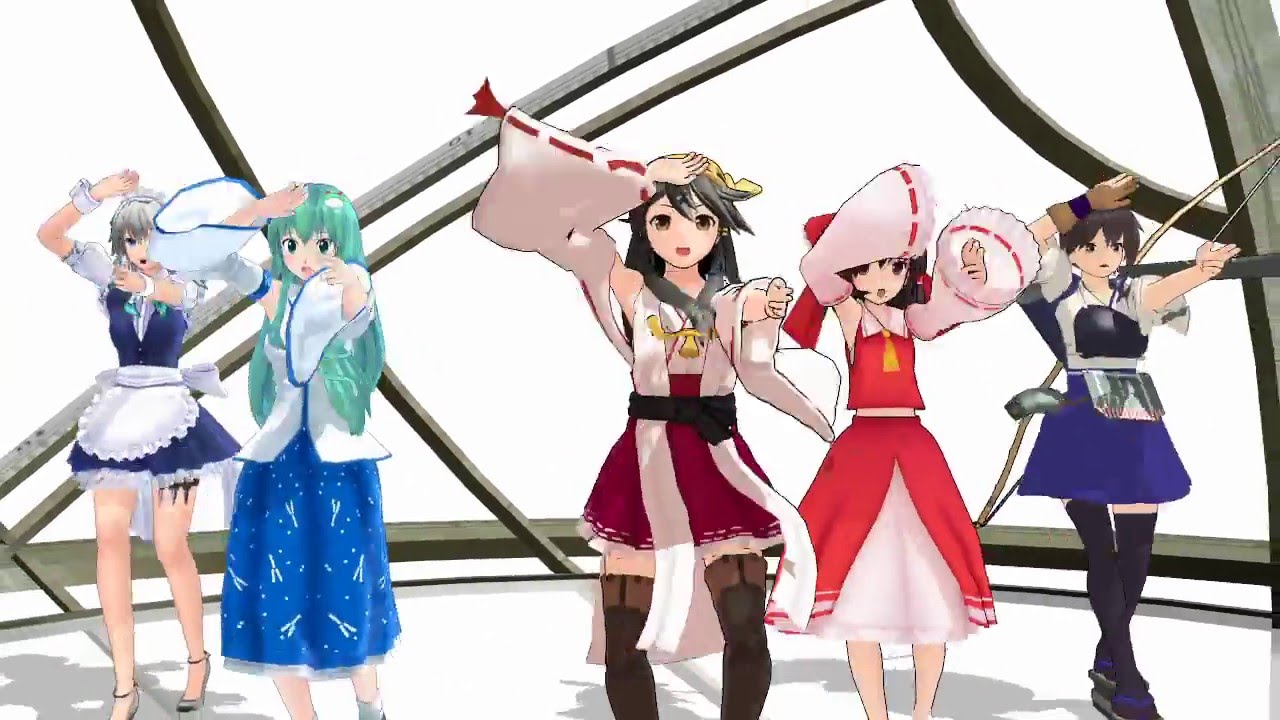 【東方＆艦これMMD】好きなキャラで一騎当千を踊ってもらった