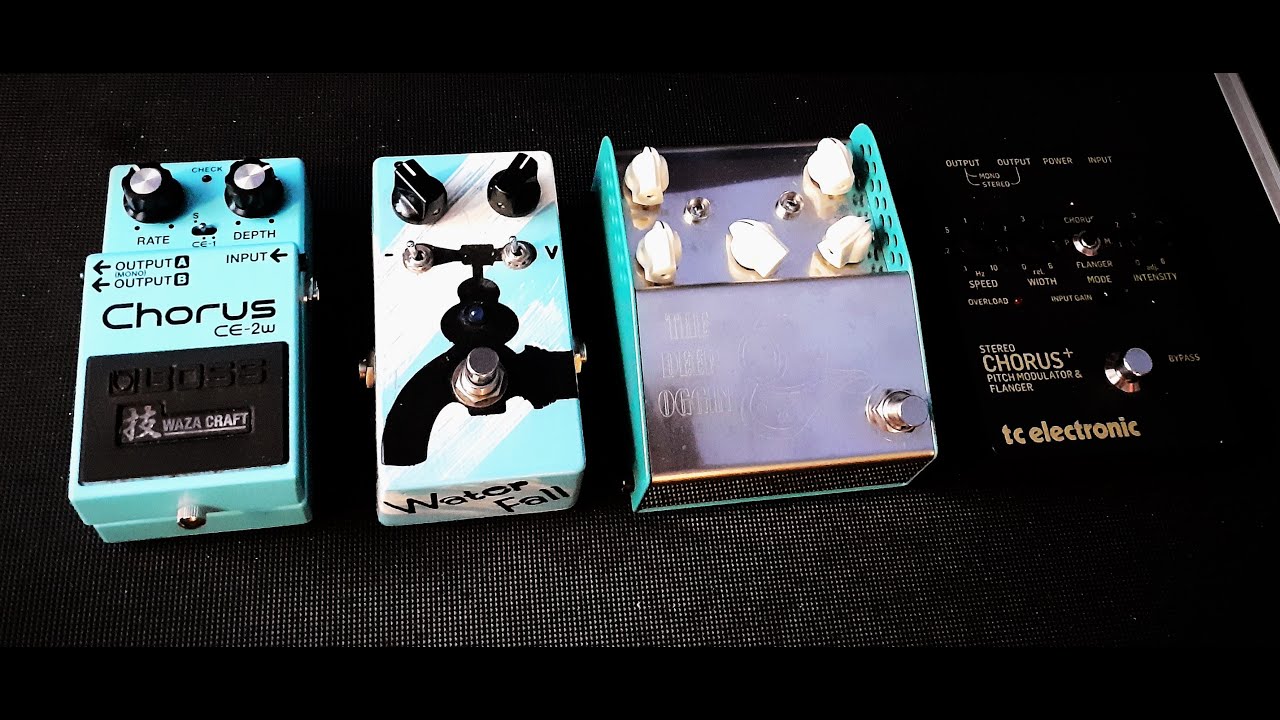 Chorus Pedal Shootout: Boss CE-2w | Water Fall | Deep Oggin | TC Electronic SCF