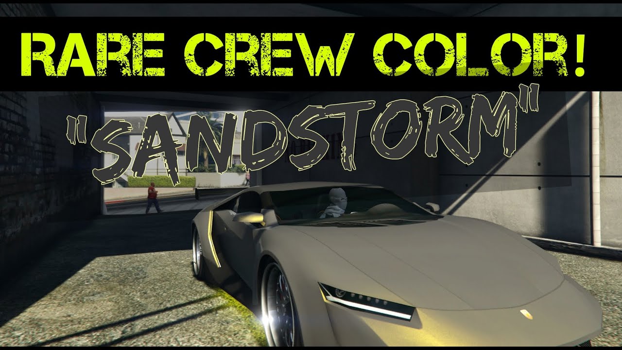 *RARE* GTA Online Modded Crew Color!!! 
