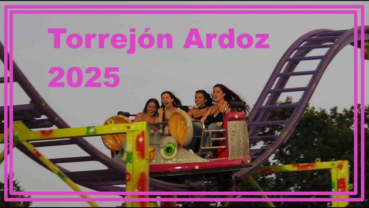 Feria Fiestas de Torrejon de Ardoz 2025. Paseo por la feria