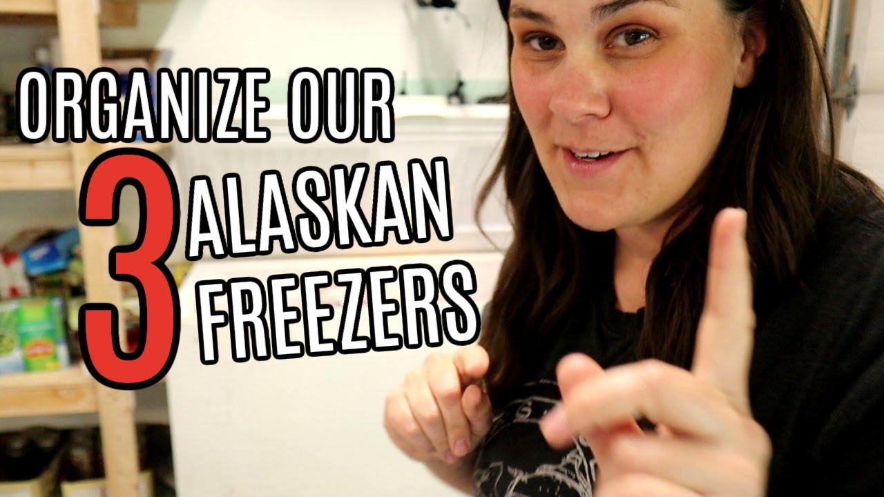 ORGANIZE OUR 3 ALASKAN FREEZERS | Low Spend Week