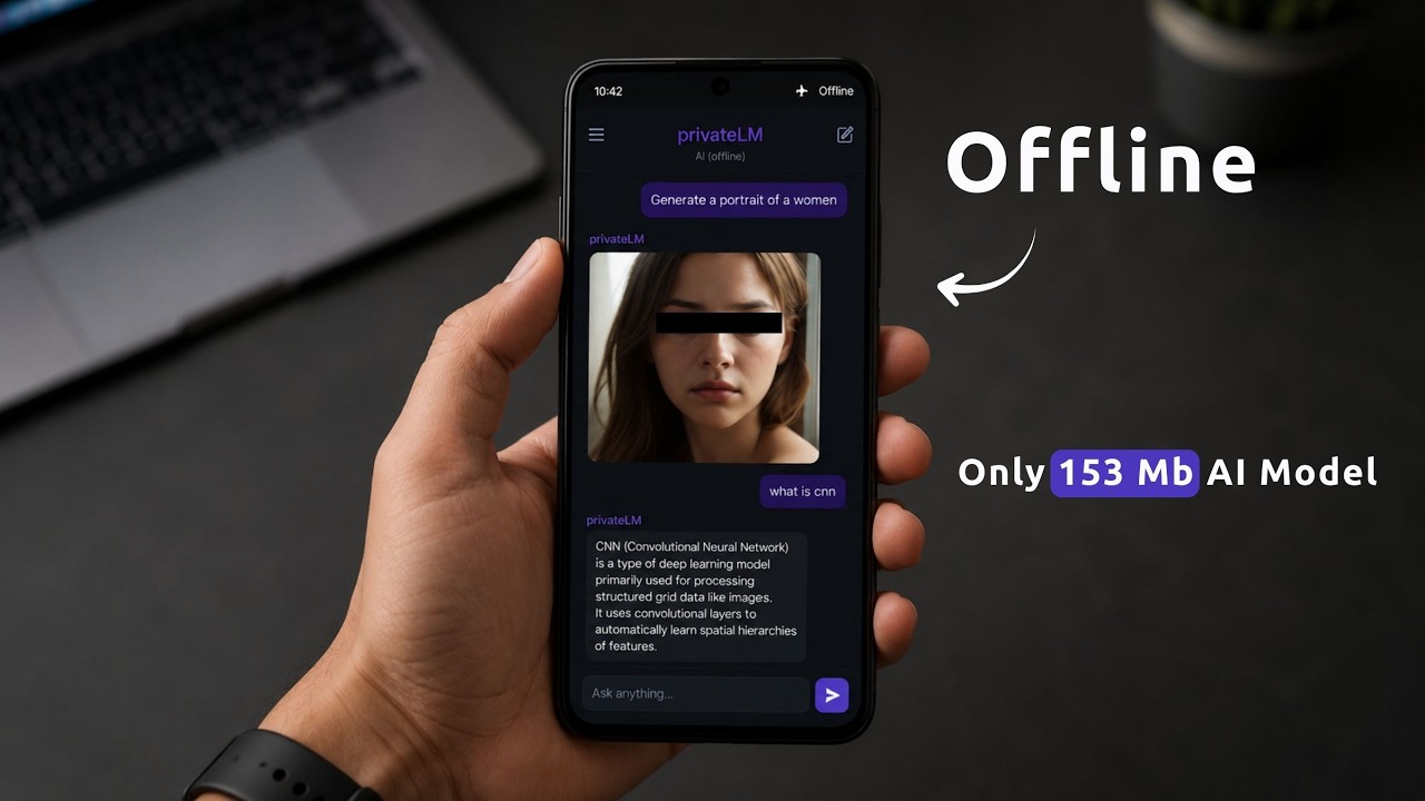 This 150MB AI Model Runs Offline on ANY Phone  & PC &mdash; Even from Tiny USB