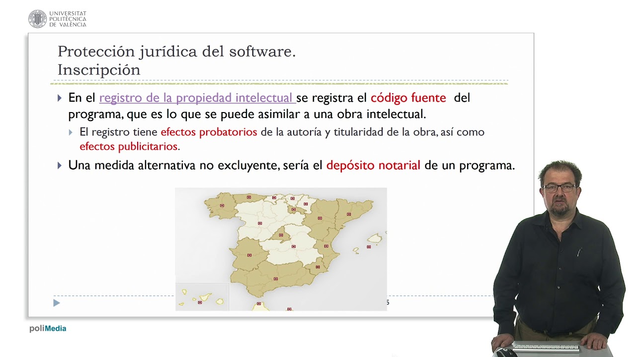 Protecci&oacute;n jur&iacute;dica del software |  | UPV