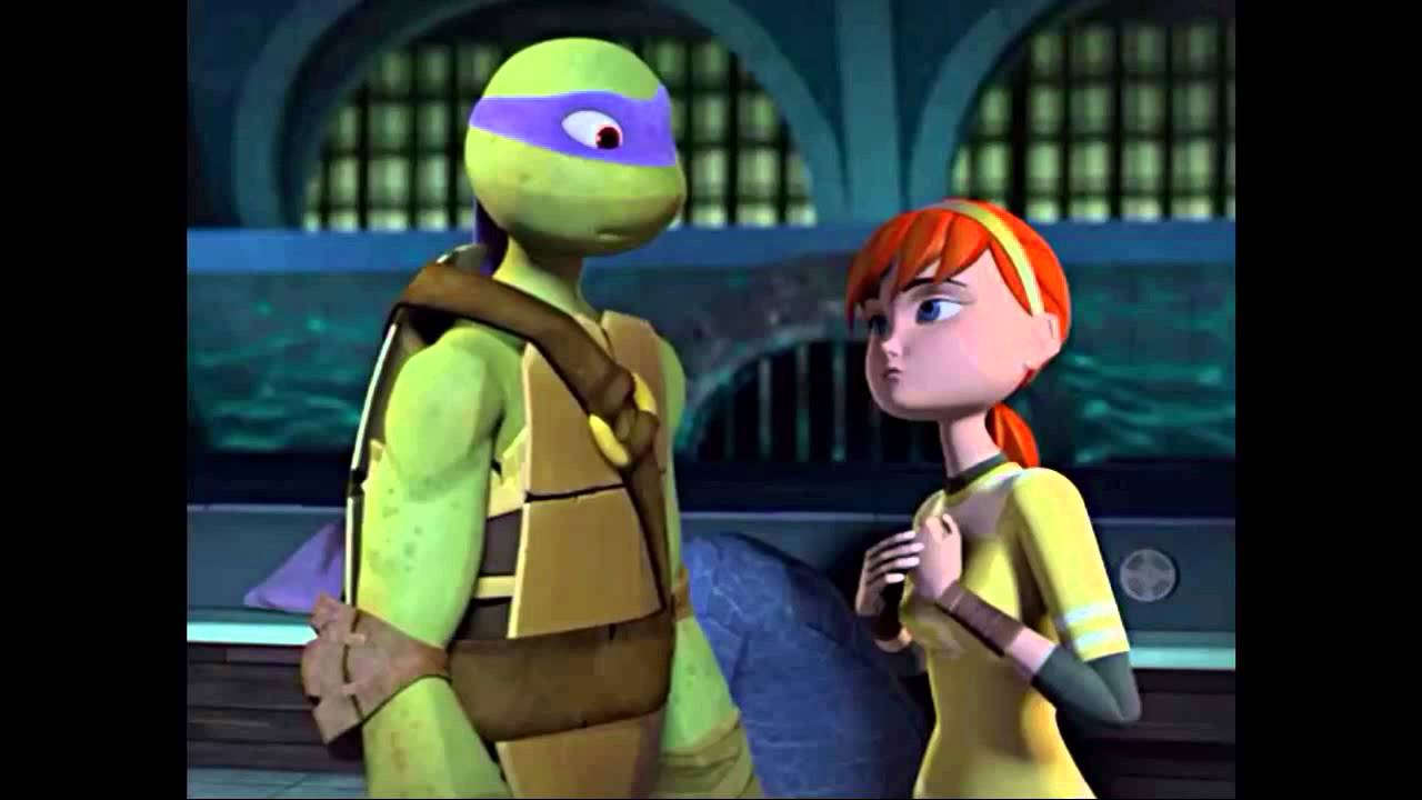 TMNT Donnie and April - Sometimes