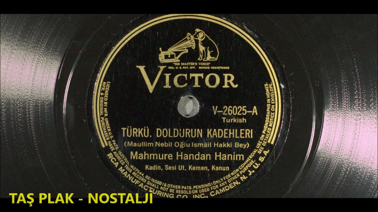 Mahmure Handan Hanım -  Doldurun Kadehleri - 1933