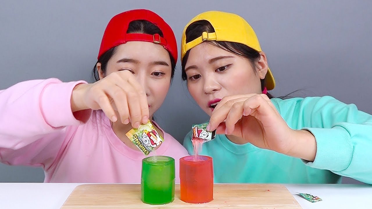 DONA Mukbang Popping Candy Compilation 팝핑캔디 먹방 모음