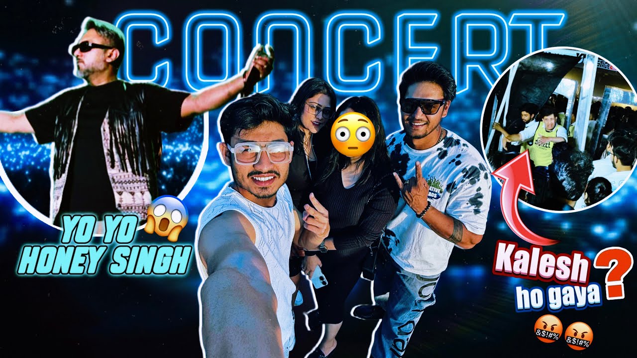 Bachpan Ka Sapna Pura Hogya🤩😱🔥|| Honey Singh Concert with Frnds🤟🏻|| INDORE || Akku Patil