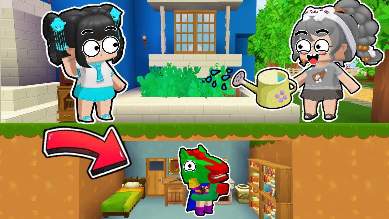 SAMMY VÀ MÈO SIMMY BẤT NGỜ PHÁT HIỆN CĂN HẦM BÍ MẬT NGỰA MẶT NGU TRONG LÀNG HERO TEAM MINI WORLD