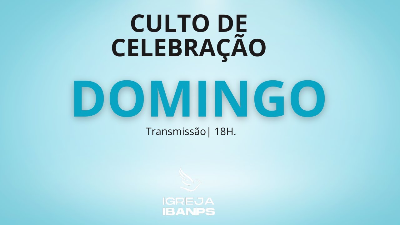 CULTO DE CELEBRAÇÃO - 11/01/2026