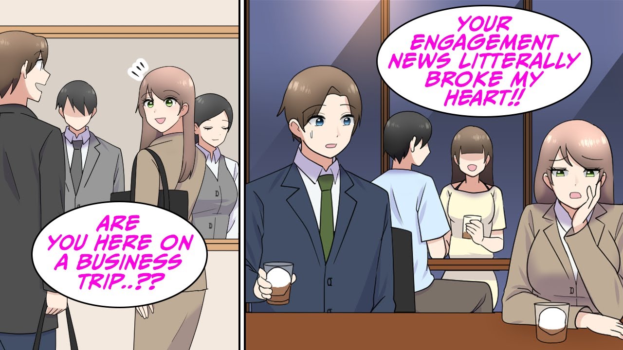 I ran into my beautiful coworker from my old job at a business hotel [Manga Dub]