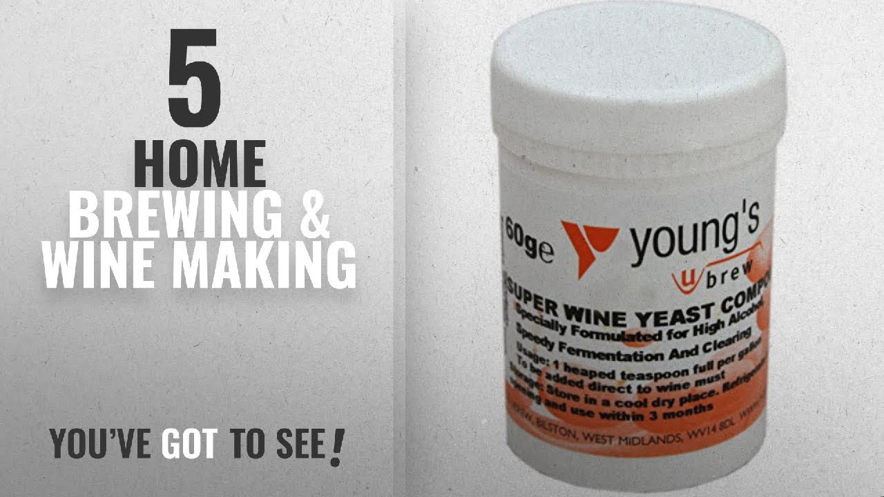 Top 10 Home Brewing & Wine Making [2018]: Youngs Brew Home Brewing Super Wine Yeast Compound For