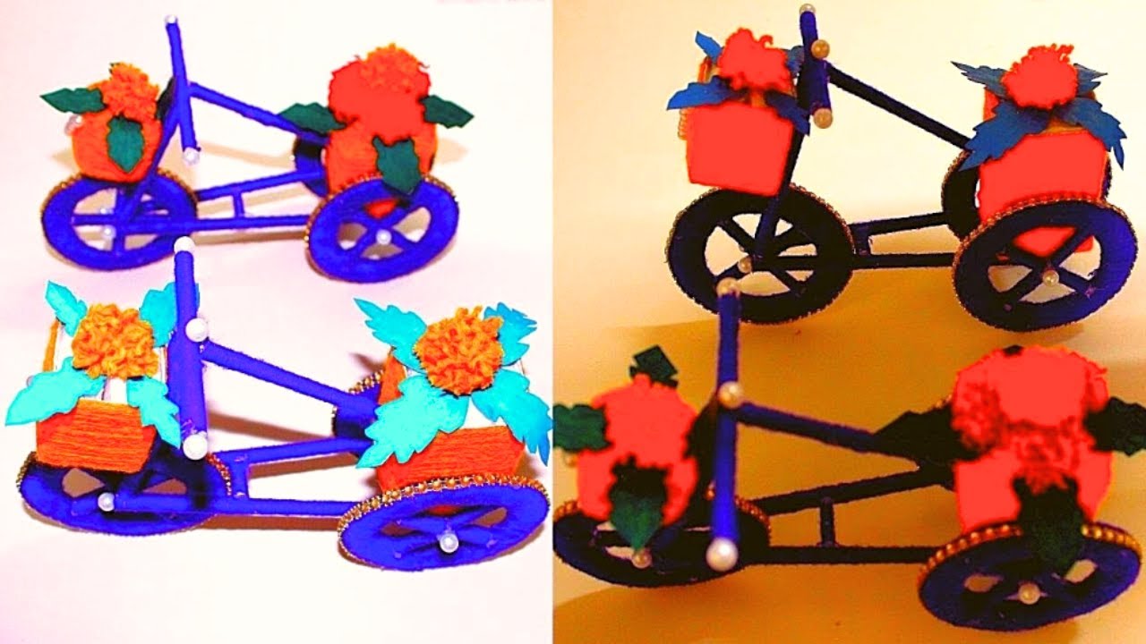 A beautiful bicycle made of yarn ।। knitting podcast ।। how to crochet ।। knitting