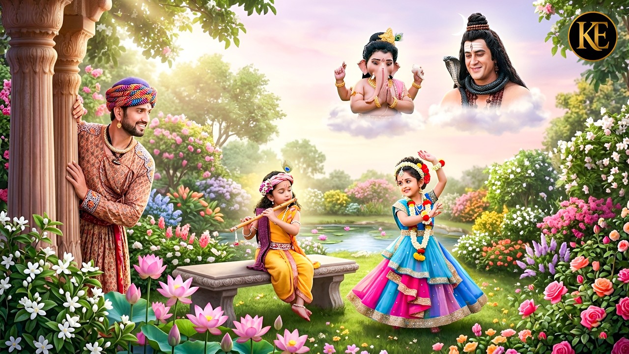 बांसुरी की धुन सुन राधा हुई मगन || YMKN || Shree Krishan leela | यशोमती मईया के नंदलाला