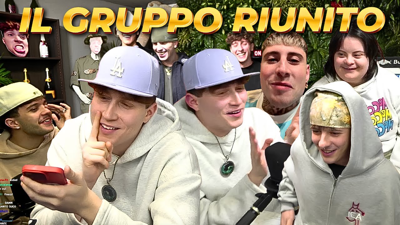IL GRUPPO RIUNITO TORNA IN LIVE DAL ROSSO! con Valerio Mazzei, Sespo, Patrizio Morellato, Tancredi..