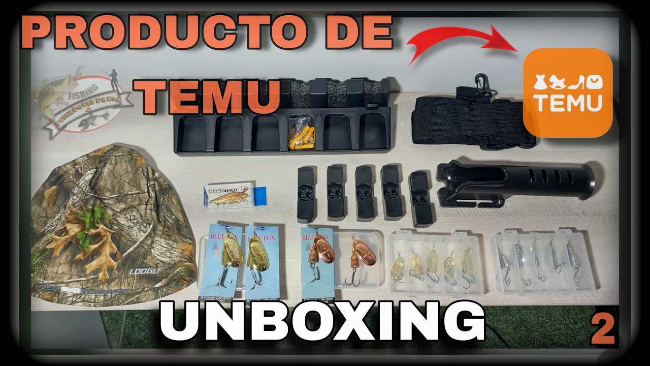 Compré cucharas y accesorios de pesca en Temu… ¡Mira lo que llegó!🤯