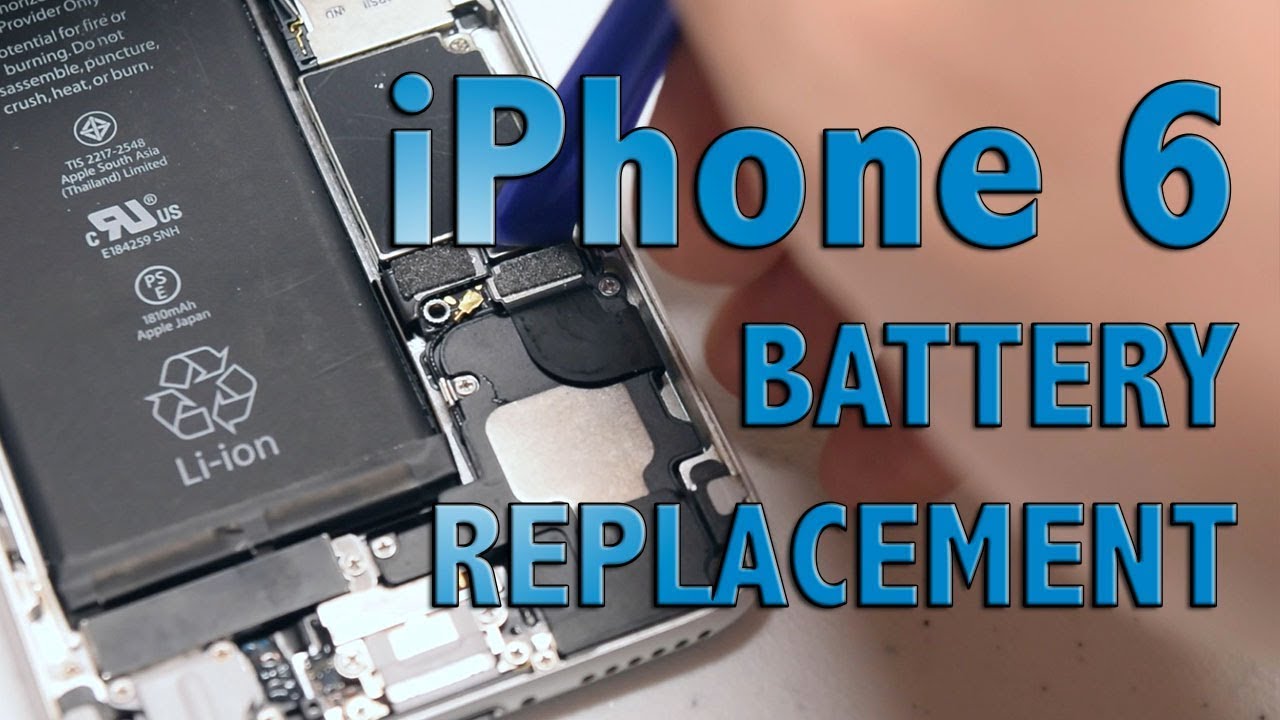 Замена аккумулятора iPhone 6