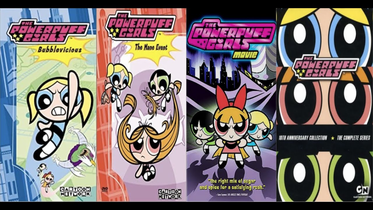 The Powerpuff Girls 2000-2009 VHS & DVD promos and commercials