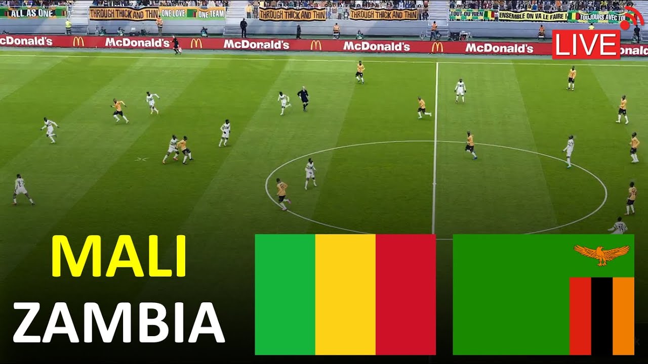 🔴Live Mali vs Zambia I CAF Africa Cup of Nations 2025 Full Match Streaming Today I PES 21 Simulation