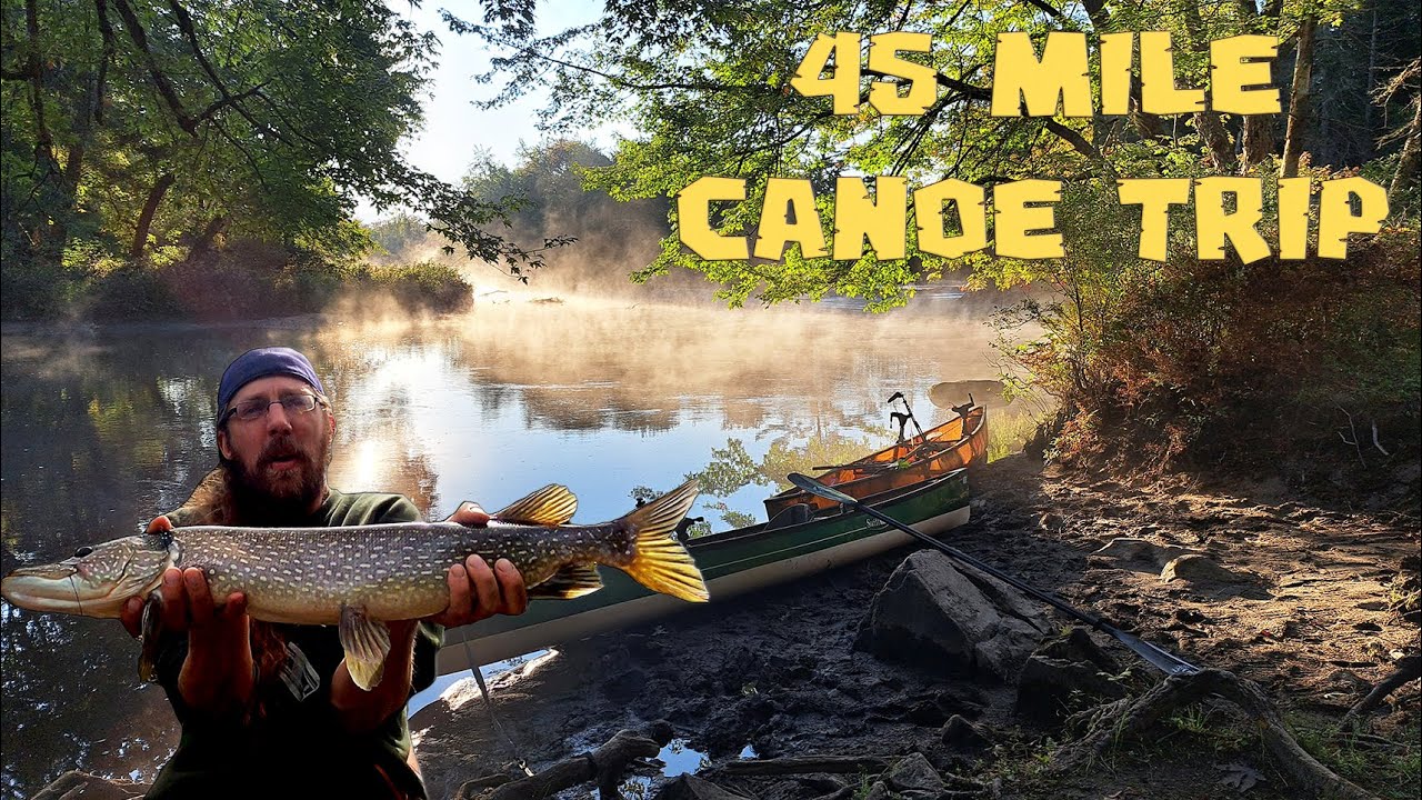 45 Miles Through the Adirondacks – Canoe Camping, Pike Fishing & Lean-Tos | BIG CHANNEL UPDATE!