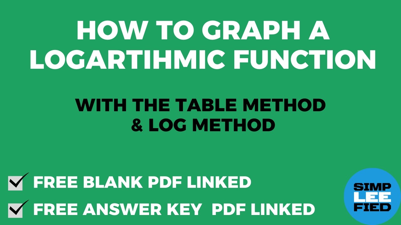 How to Graph a Logarithm (2 Strategies)