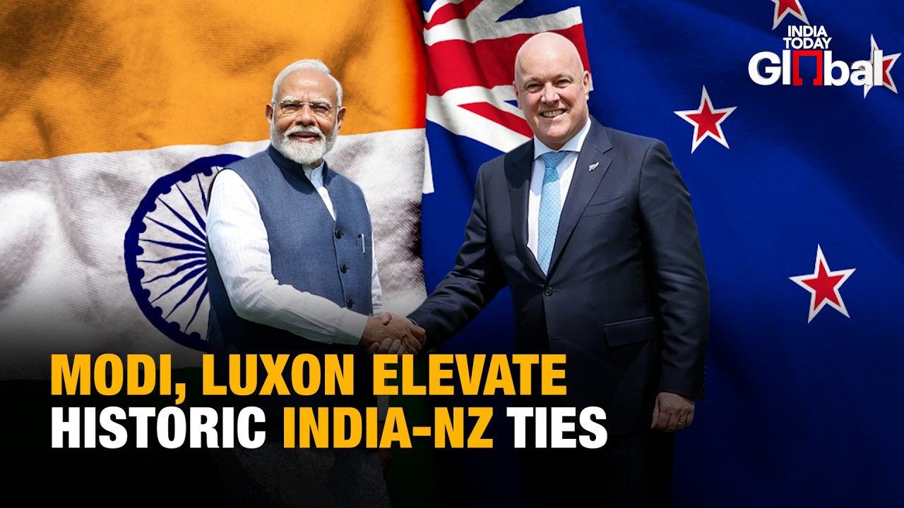 Modi Thanks Luxon as India-New Zealand Elevate Ties to Strategic Partnership After 40 Years