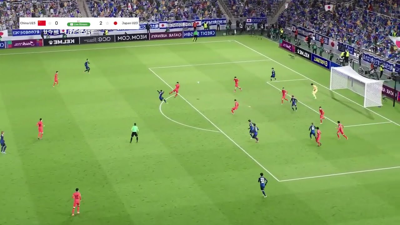 🔴Trực tiếp trung quốc vs Nhật Bản - VIDEO GAME SIMULATION