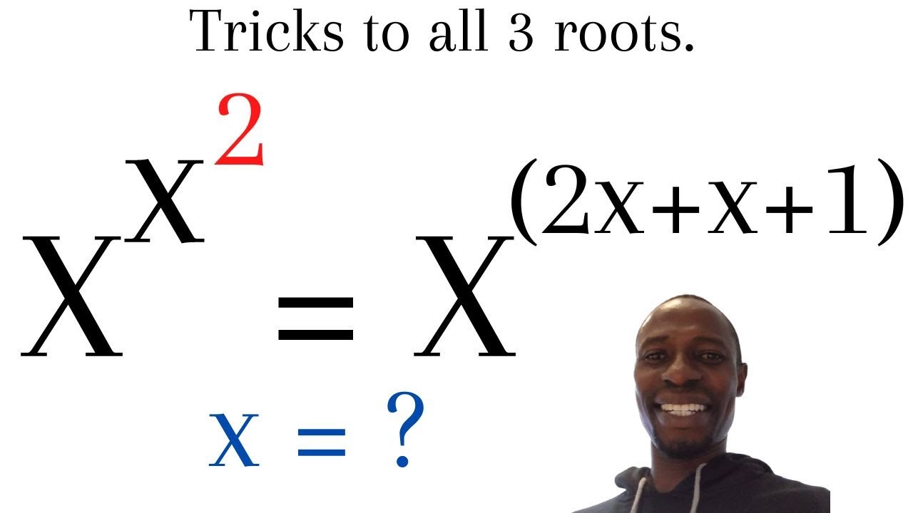 Solving Exponential Equation Using This Trick | Solving A Nice Exponential Equation.