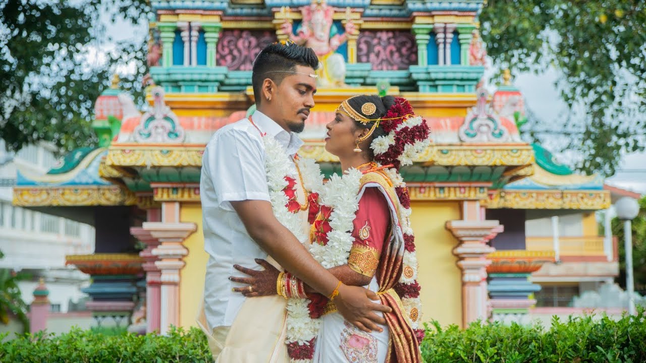 Mauritius tamil wedding highlight of vivek and yanesha