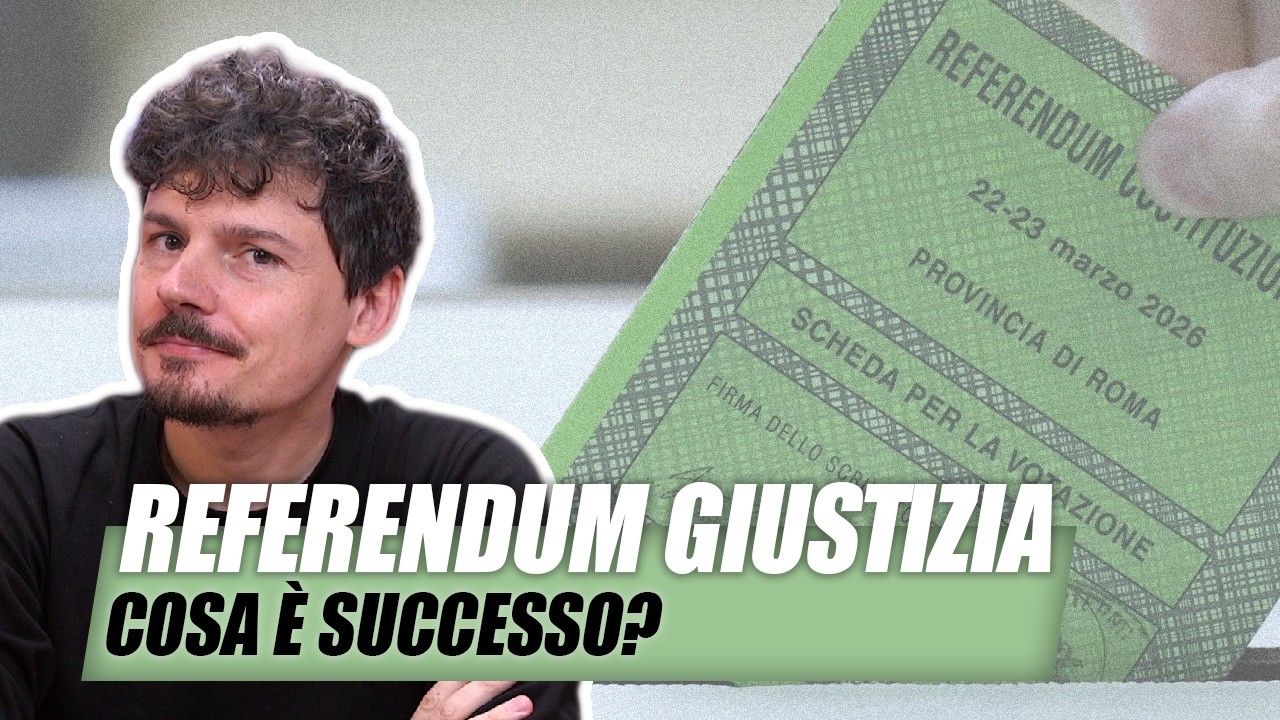 Il Referendum Giustizia &egrave; stato bocciato: perch&eacute;?