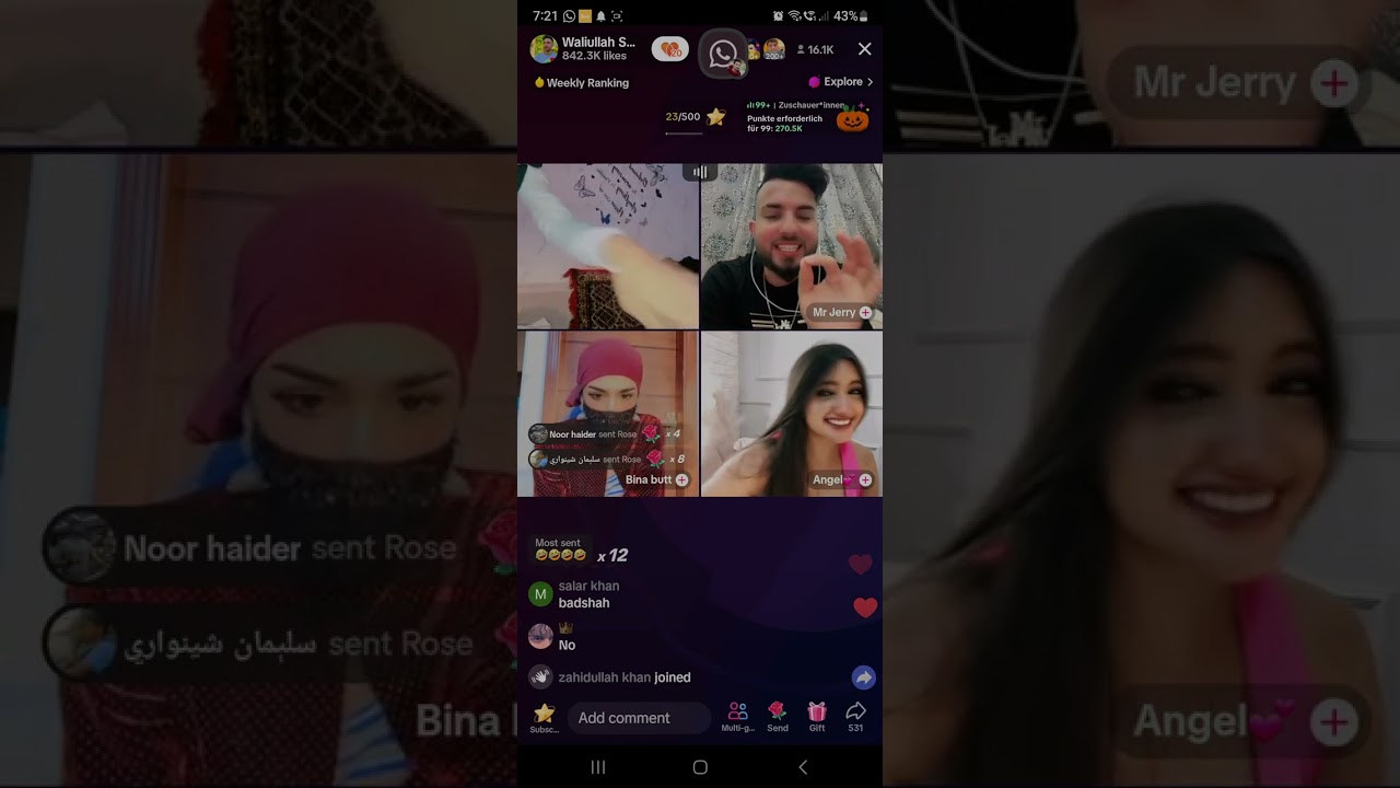 waliullah and Jerry flirting with girls waliullah ger angry on girls funny tiktok video  📹 🤣 😂 😆