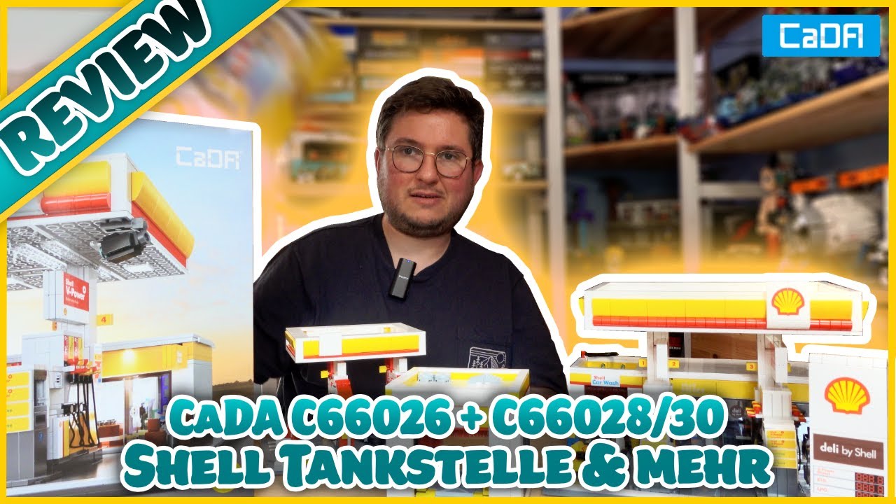 Komische Maße = mieses Set? - CaDA C66026 Shell Gasstation im Review