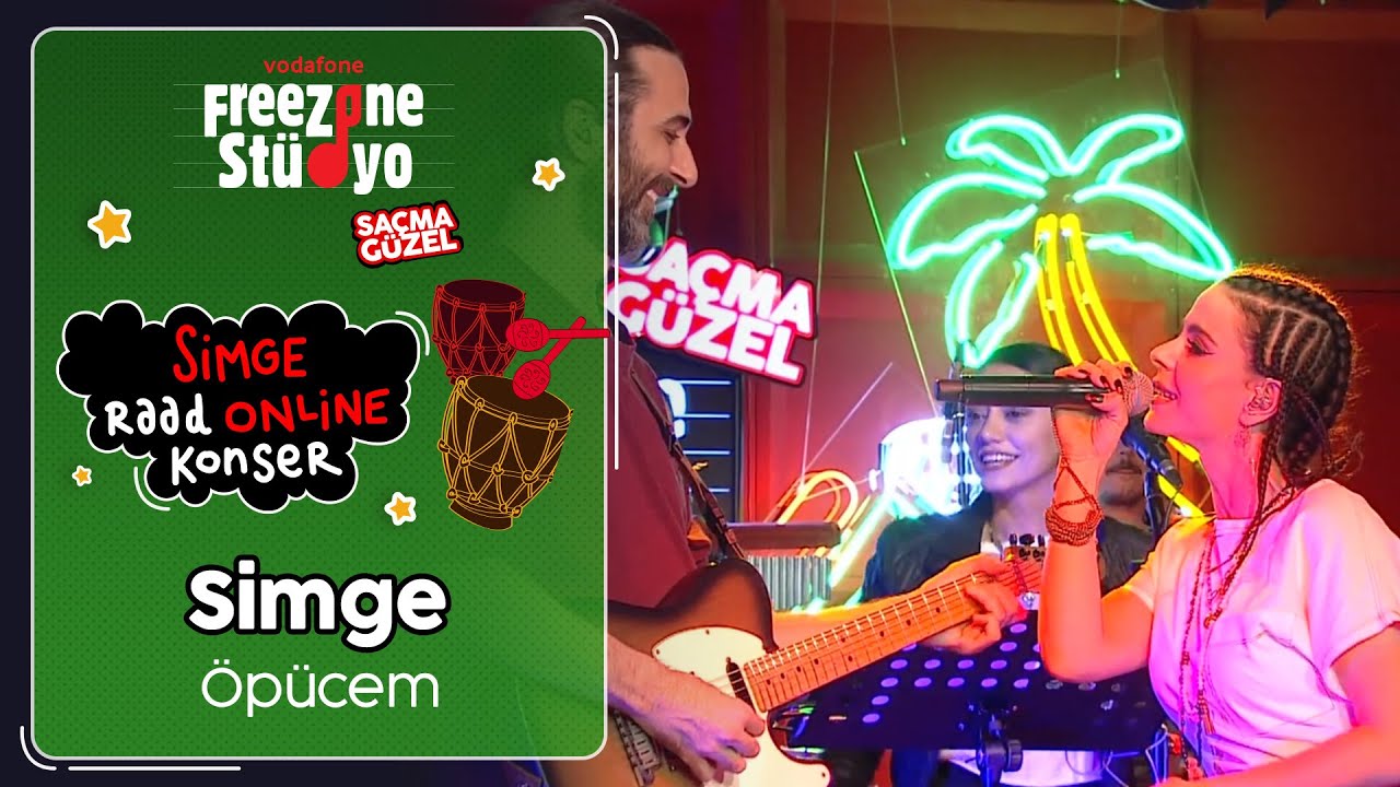 Simge - &Ouml;p&uuml;cem | FreeZone St&uuml;dyo&rsquo;da Simge ile Raad Online Konser | #Sa&ccedil;maG&uuml;zel
