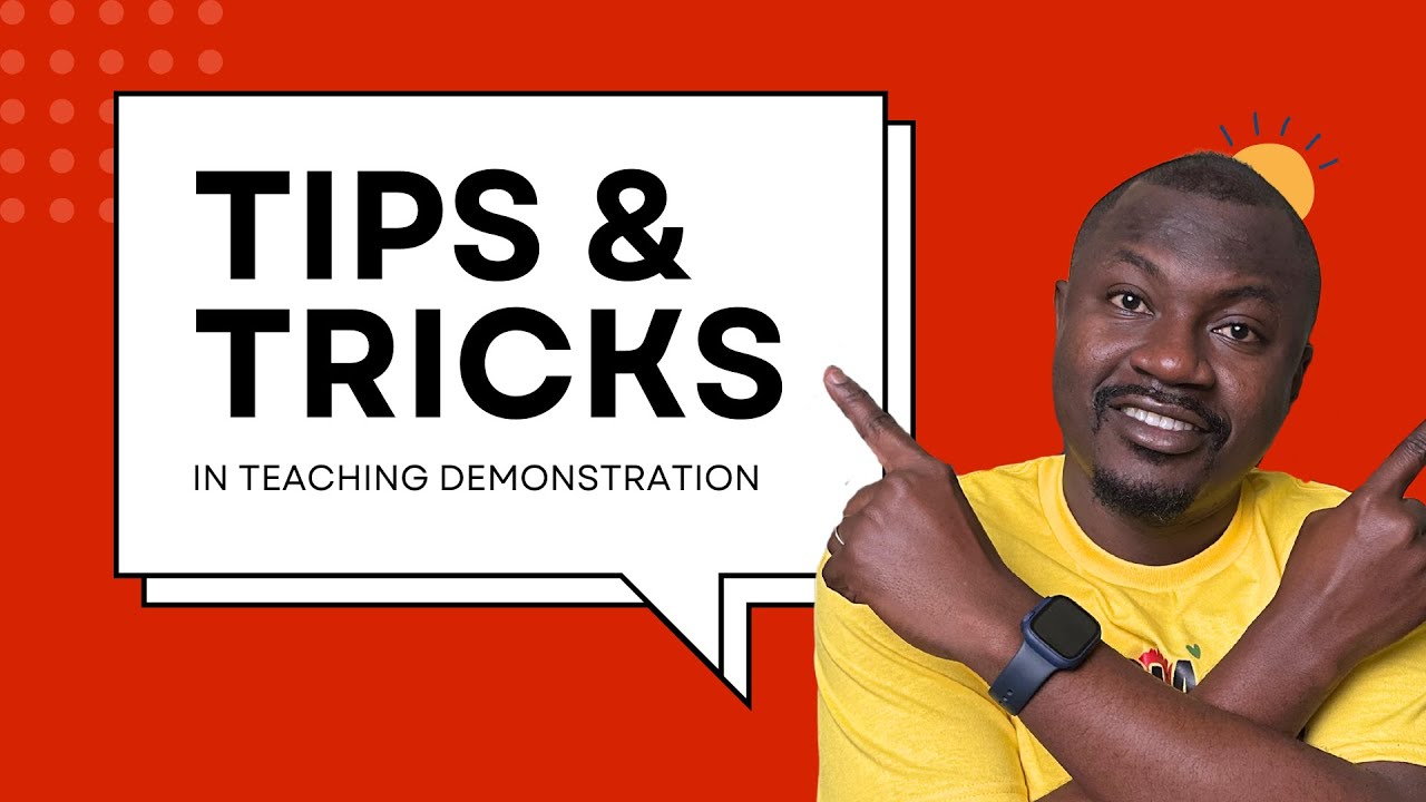WATCH THIS BEFORE YOUR TEACHING DEMONSTRATION VIDEO