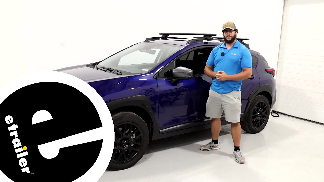 etrailer | How to Install the Thule WingBar Evo Crossbars Roof Rack Kit - 2024 Subaru Crosstrek
