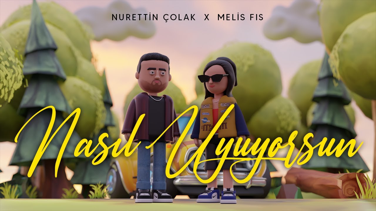 Nurettin Çolak X Melis Fis - nasıl uyuyorsun? (Official Lyric Video)