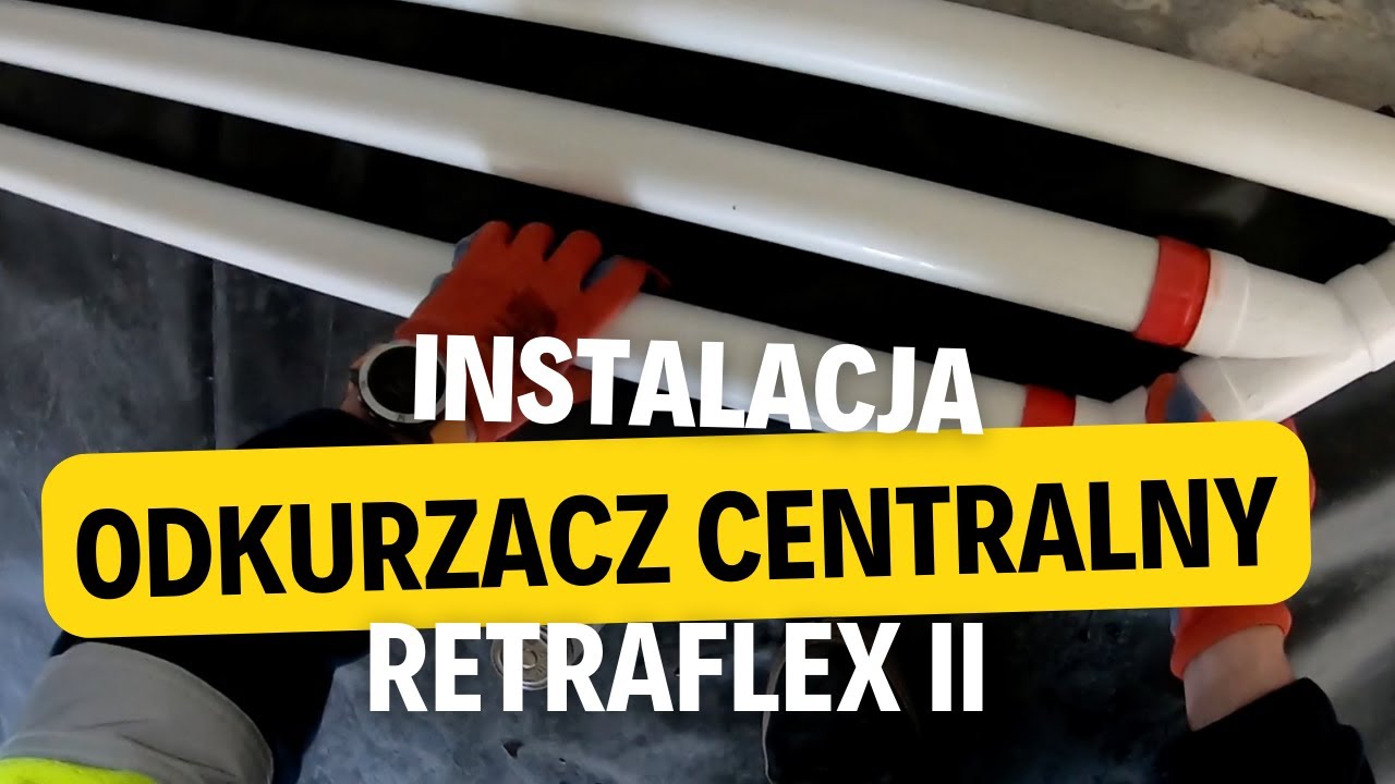 87. Instalacja odkurzacza centralnego samemu. System węża chowanego Retraflex II. Cyclovac.