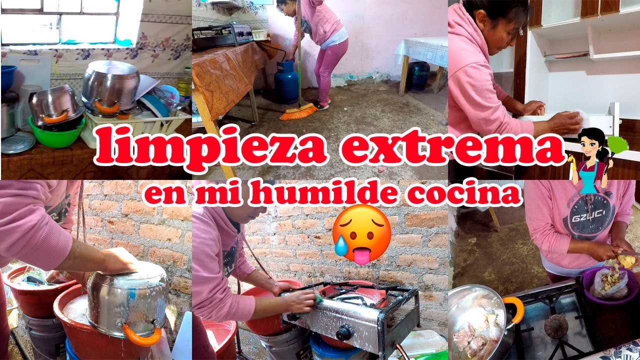 SACANDO TODA LA MUGRE DE MI COCINA😱😱/linpieza extrema de mi humilde cocina🥵🥵motivate conmigo
