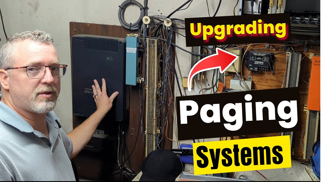 Paging System Conversion: 66 Blocks, Amphenol Cables, Digital Paging Adapters, & Phoenix Plugs