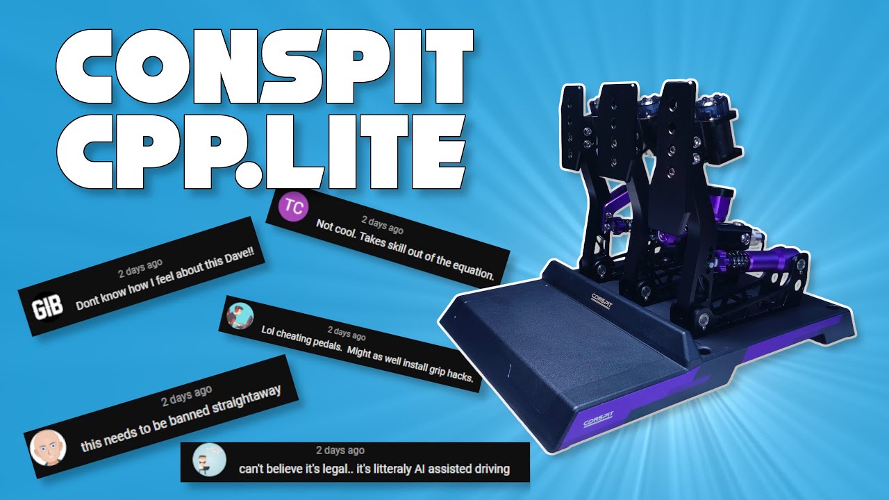 More than just a fancy launch control! | Checking out the Conspit CPP Lite Sim Racing pedals
