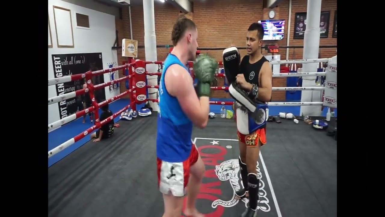 Joh & Billy's Pad Work Session - SRG Thai Boxing Sydney