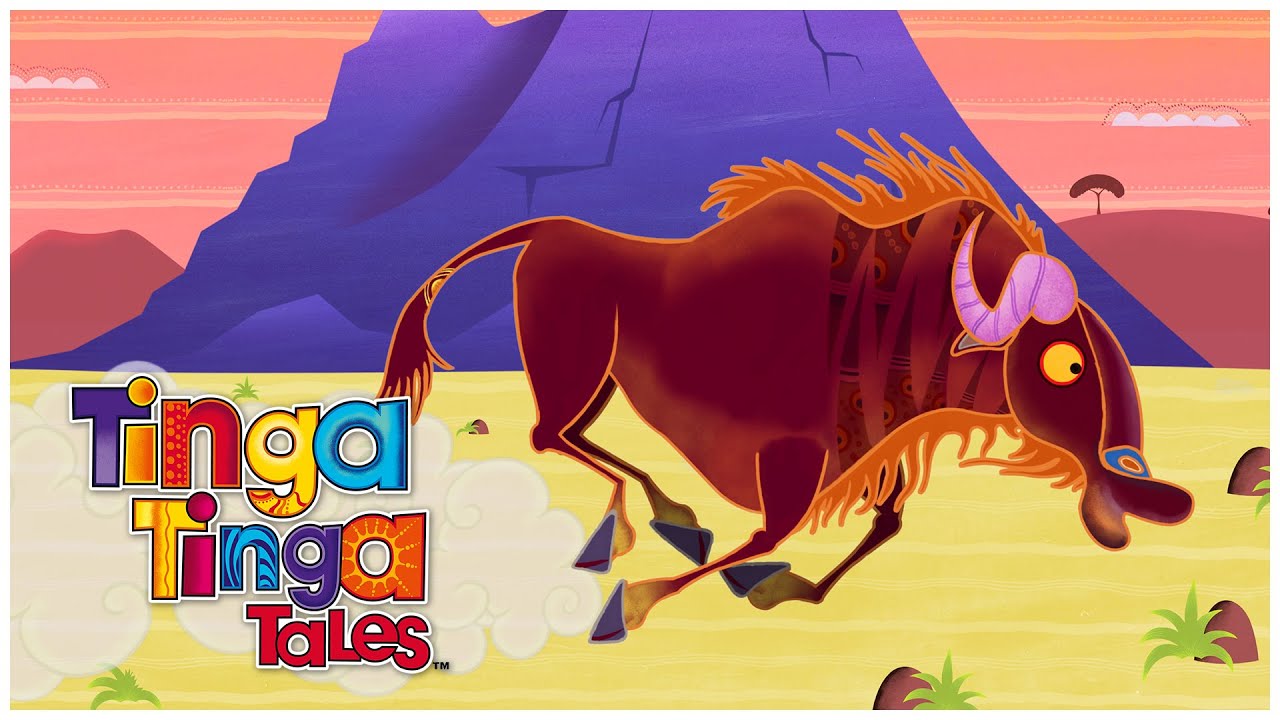 Why Wildebeest Always Run! 🏃  | 1 Hour of African Animal Folk Tales | Tinga Tinga Tales Official