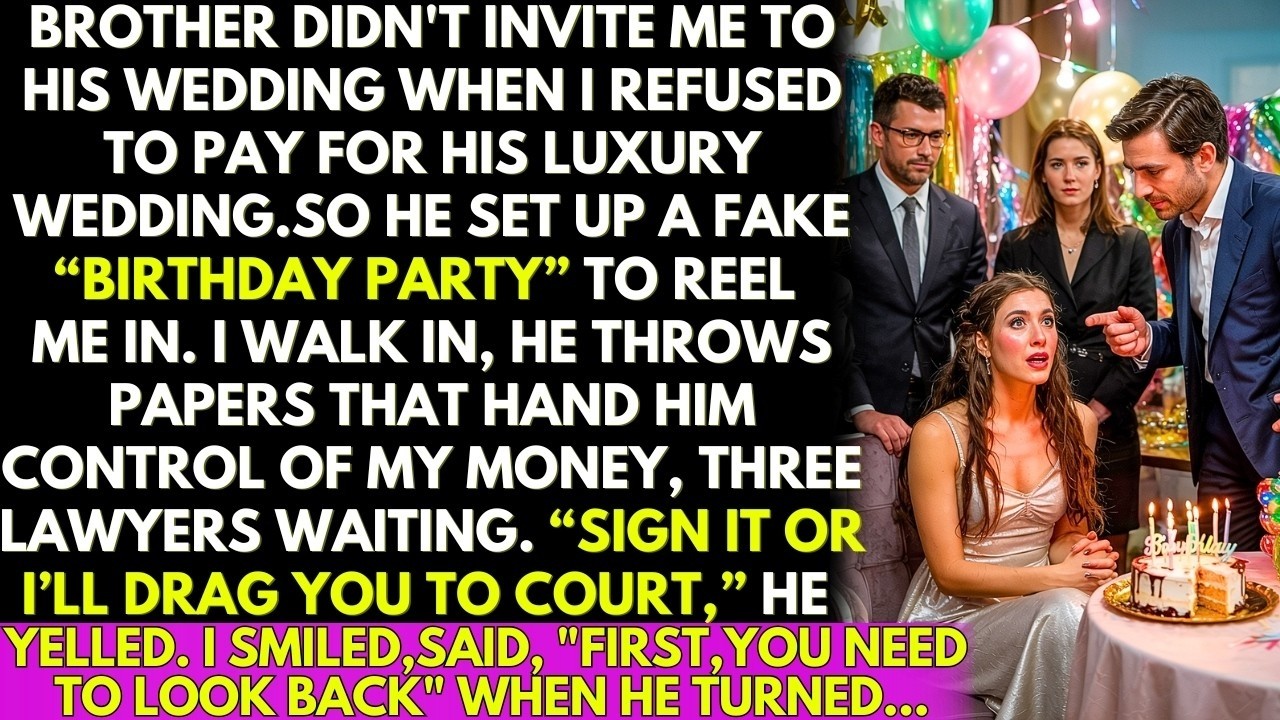 Brother Cut Me Out Of His Wedding, When I Refused To Pay For His LUXURY Wedding! Later He Trapped Me