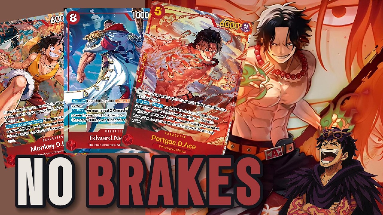 [OP16] THIS ACE LIST HITS LIKE A TRUCK! - OP16 Red Ace decklist + gameplay! 