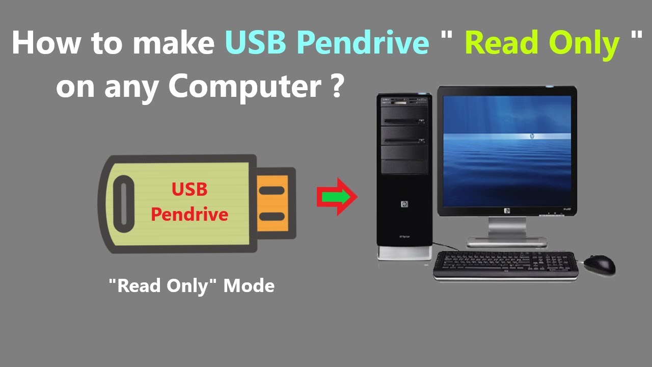 Как сделать USB-флешку доступной только для чтения на любом компьютере?