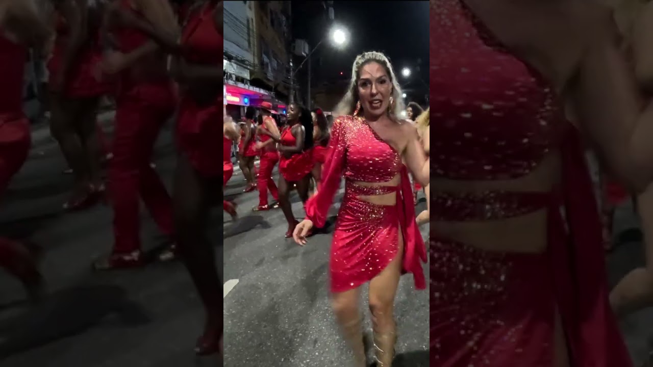 🇧🇷 🐯 Brazilian Samba Dance | Pre Carnaval 2023 | Musa Anny Alves #shorts