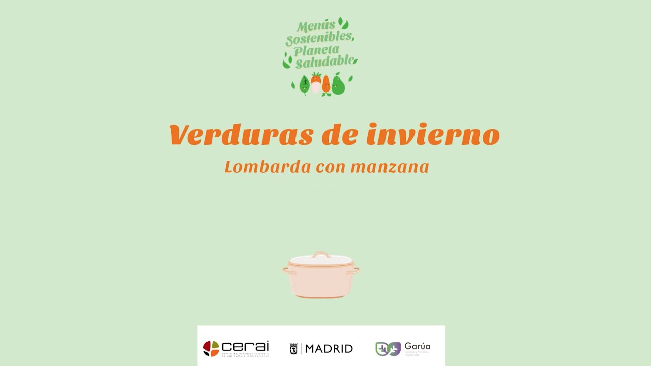 Lombarda pochada con manzana - El recetario de #MenúsSostenibles