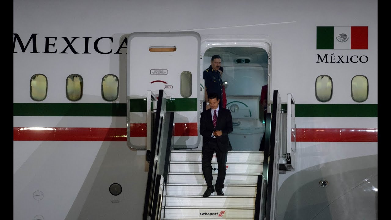 Arribo del Presidente Enrique Peña Nieto, a Lima, Perú
