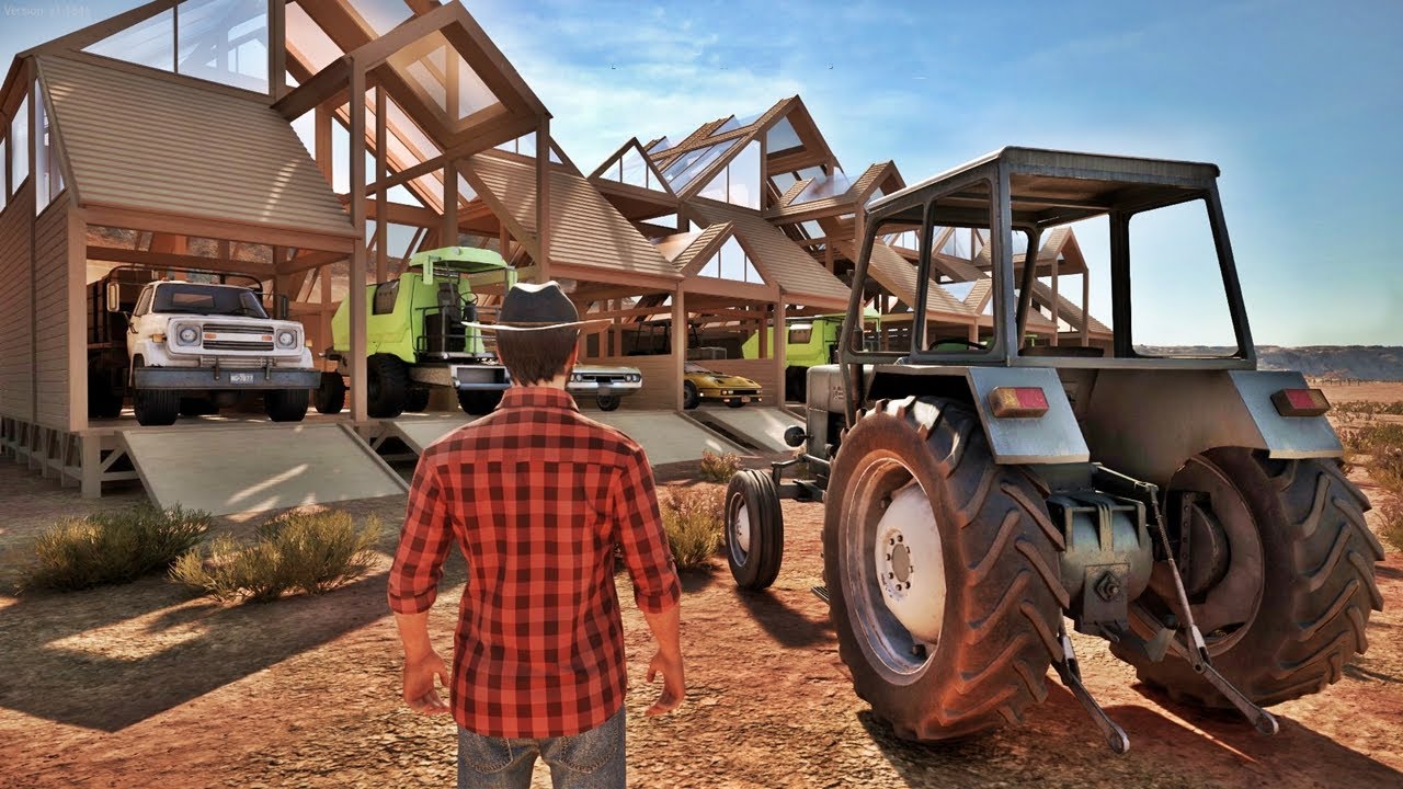 VIDA DE FAZENDEIRO no DESERTO | CONSTRUÇÃO DA GARAGEM dos VEÍCULOS e ESTOQUE da FAZENDA! #10